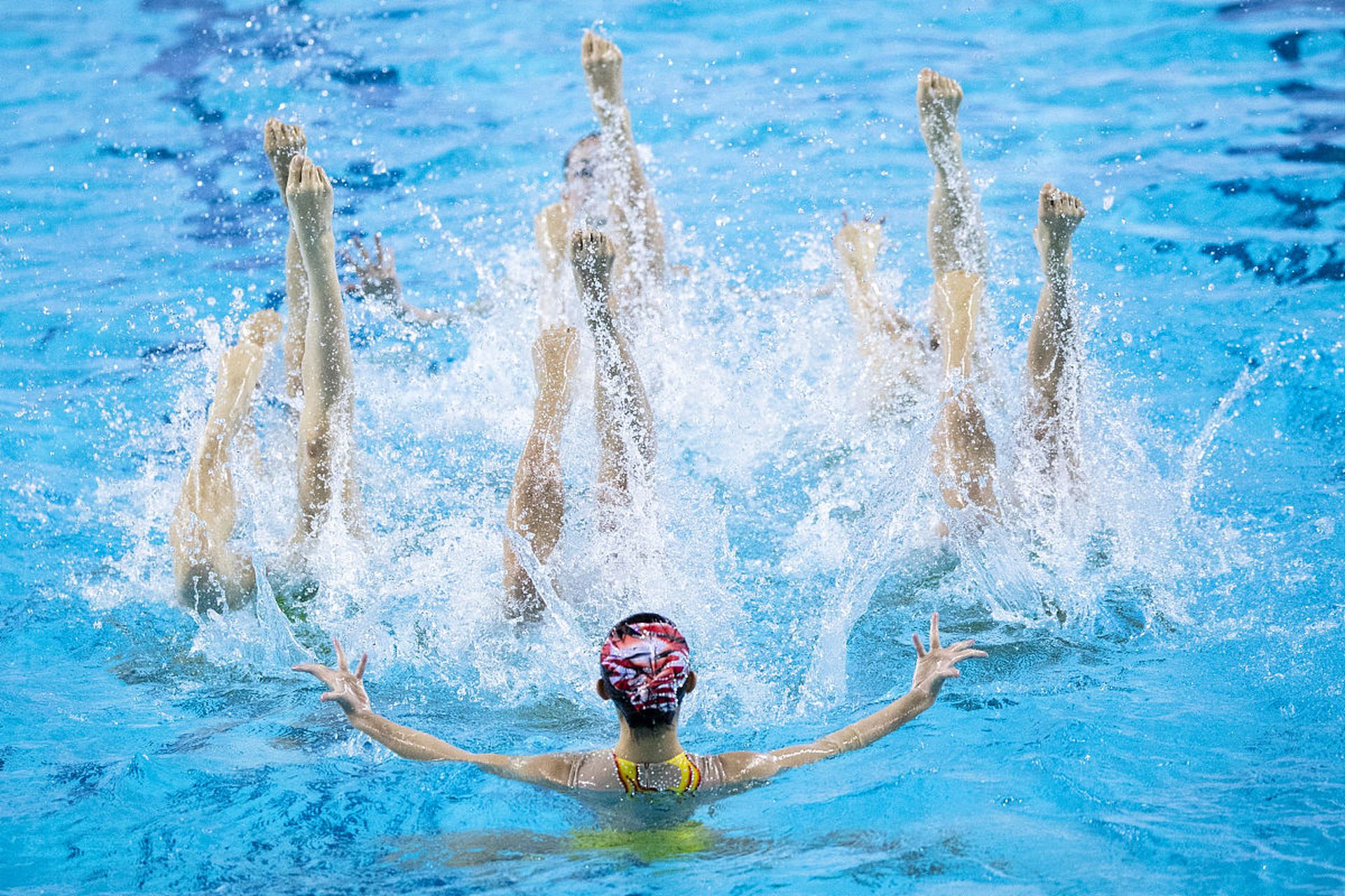 哥伦比亚代表团在游泳比赛中展现出色 哥伦比亚代表团在游泳比赛中展现出色